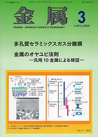 金属Vol.88 No.3表紙