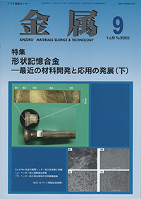 金属Vol.88 No.9表紙
