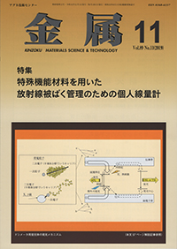 金属Vol.89 No.11表紙