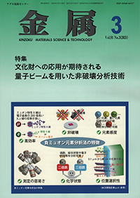 金属Vol.91 No.3表紙