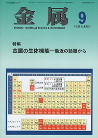 金属Vol.91 No.9表紙