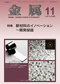 金属Vol.92 No.11表紙