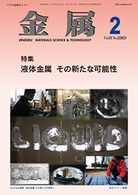 金属Vol.93 No.2表紙