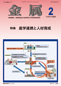 金属Vol.95 No.2表紙