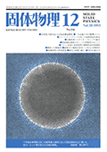 固体物理Vol.28 No.12表紙