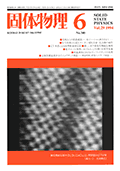 固体物理Vol.29 No.6表紙